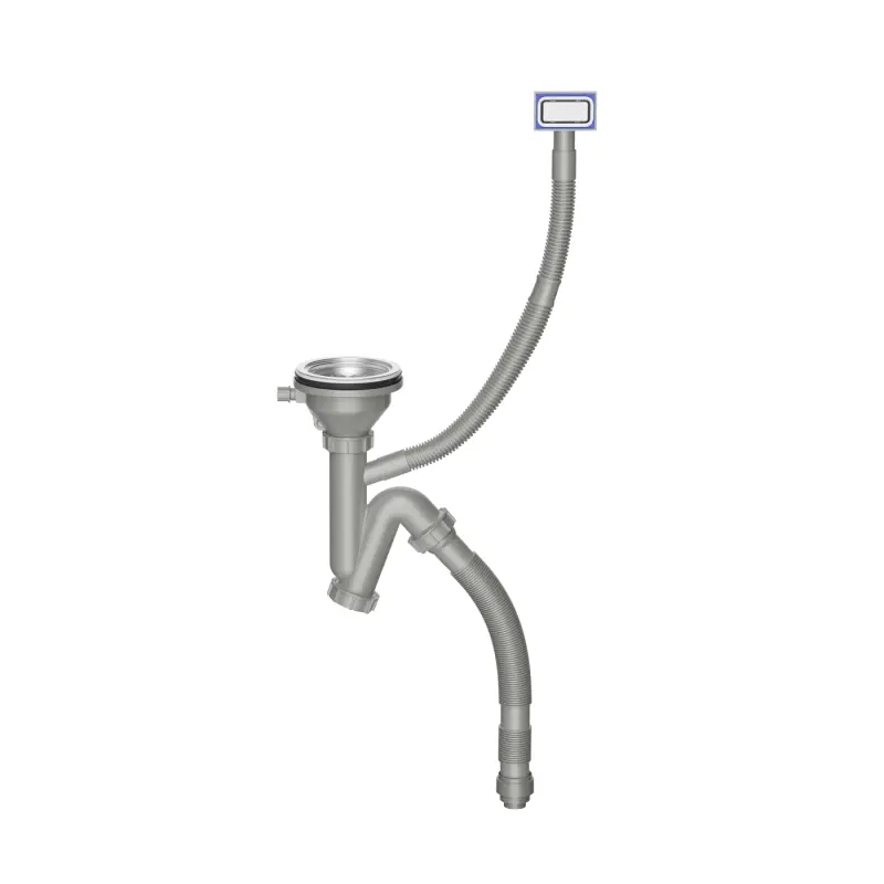 Drija Fregador empotrable de 61cm acabado en acero BOLONIA61